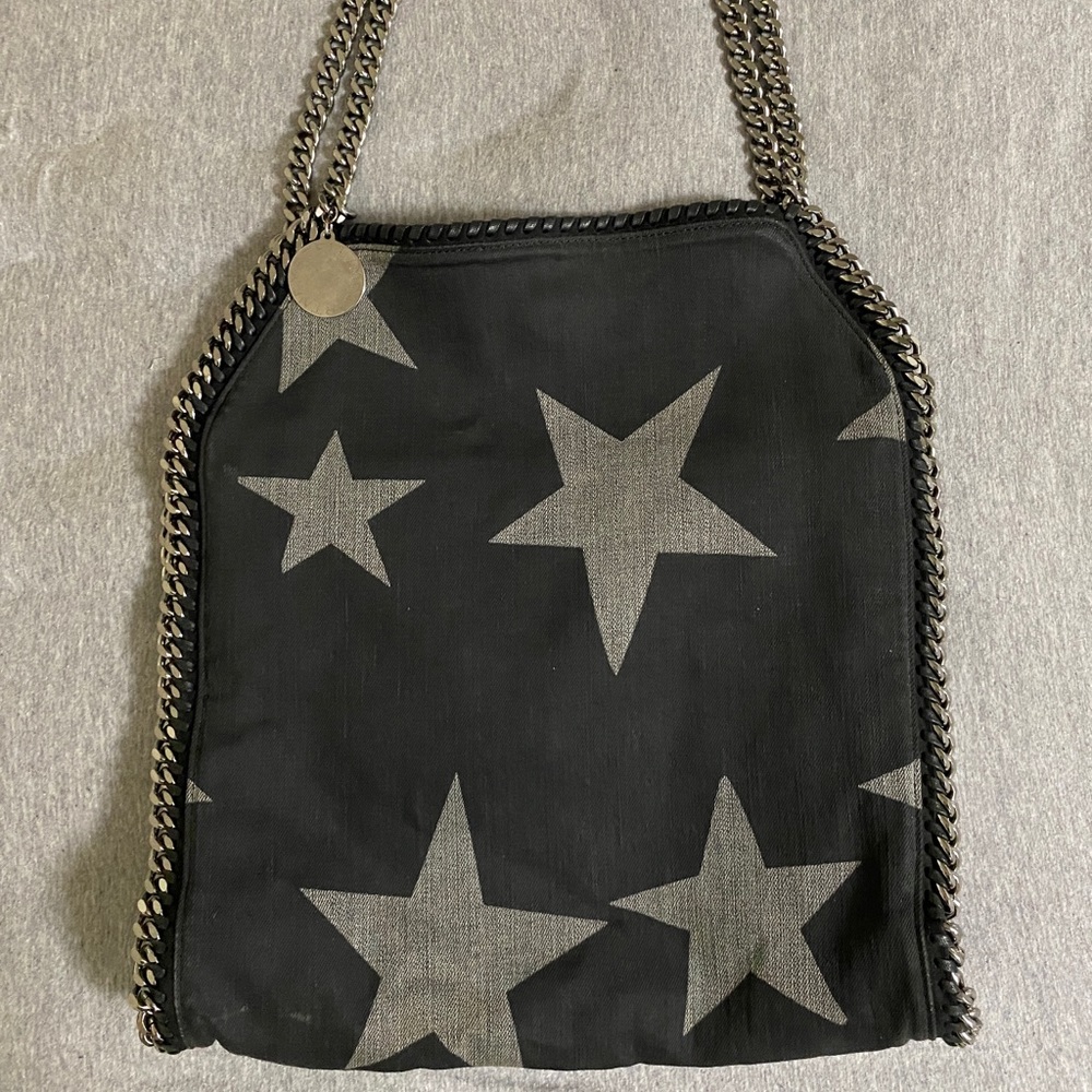 🔴SOLD🔴 Stella McCartney Falabella Dark Denim Stars Tote Bag